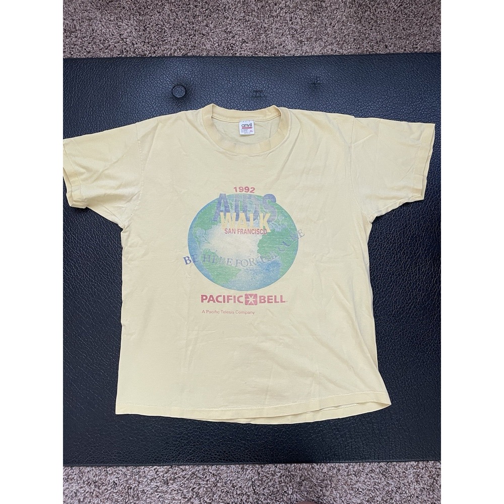 Vintage San Francisco AIDS Walk Pacific Bell T Shirt Size XL